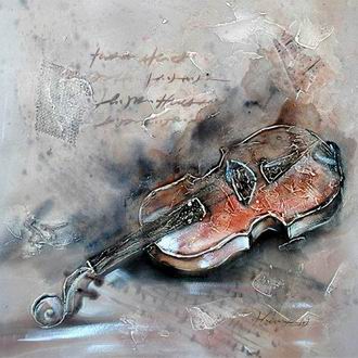 Musical Instrument oil painting